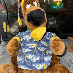 Scooby-Doo Plush Toy in Blue and Yellow Outfit
